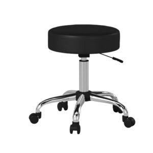 Boss Black Antimicrobial Vinyl Medical Stool
