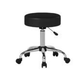 Boss Black Antimicrobial Vinyl Medical Stool