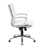 Boss Executive CaressoftPlus Chair with Metal Chrome Finish – Mid Back
