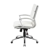 Boss Executive CaressoftPlus Chair with Metal Chrome Finish – Mid Back
