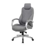 Boss Executive Hinged Arm Chair – Grey