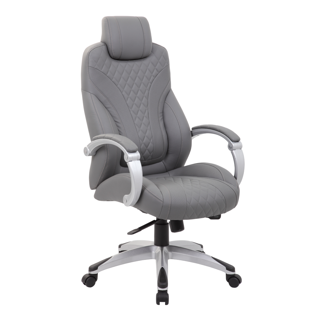Boss Executive Hinged Arm Chair – Grey Boss Executive Hinged Arm Chair – Grey